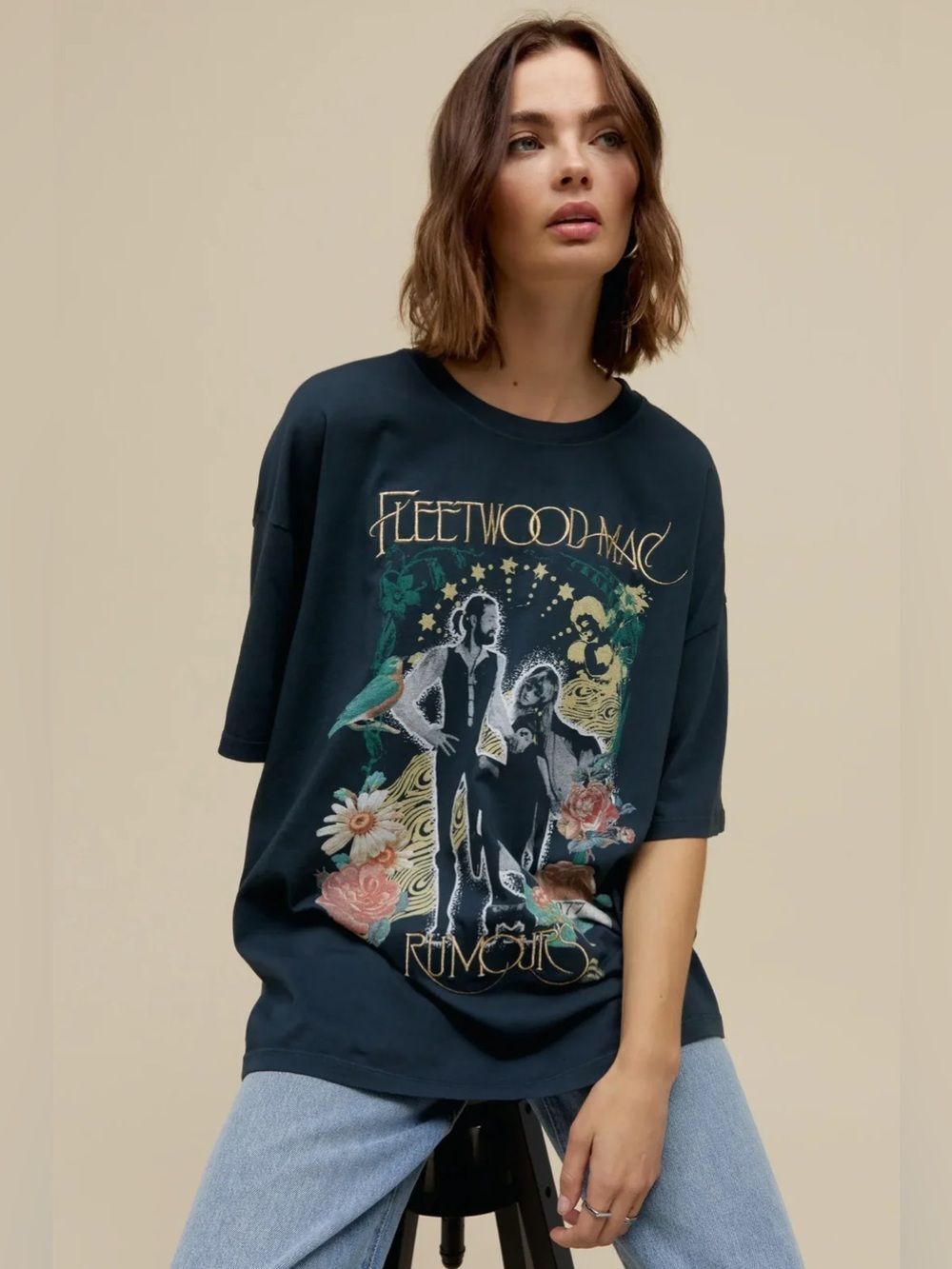 New T-shirt brodé Fleetwood Mac Daydreamer One Size